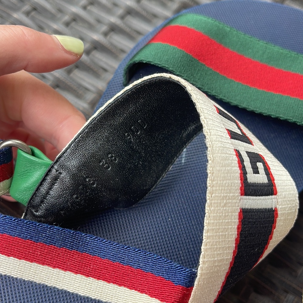 Gucci Graphic Print Sandals (38) NEVER BEEN WORN - Picture 4 of 4